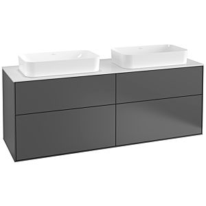 Villeroy and Boch Finion Villeroy and Boch Finion G31100GK 160x60.3cm, Emotion, cover plate white matt, anthracite matt