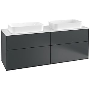 Villeroy and Boch Finion Villeroy and Boch Finion G31100HG 160x60.3cm, Emotion, cover plate matt white, Midnight Blue Matt Lacquer