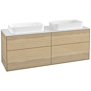 Villeroy et Boch Finion Villeroy et Boch G31100PC 160x60,3cm, Emotion, plaque de finition blanc mat, Oak Veneer