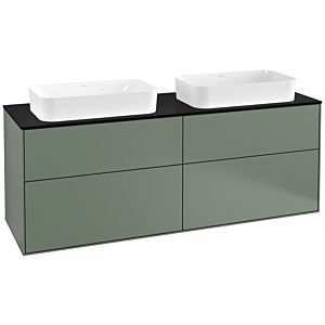 Villeroy et Boch Finion Villeroy et Boch G31200GM 160x60.3cm, Emotion, plaque de finition noir mat, Olive Matt Lacquer