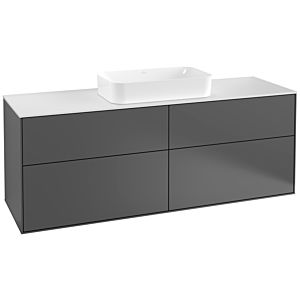 Villeroy and Boch Finion Villeroy and Boch Finion G32100GK 160x60.3cm, Emotion, cover plate white matt, anthracite matt