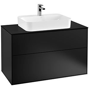 Villeroy and Boch Finion Villeroy and Boch Finion G35200PD 100x60.3cm, Emotion, cover plate black matt, black matt lacquer