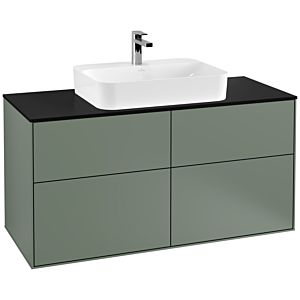 Villeroy and Boch Finion Villeroy and Boch Finion G38200GM 120x60.3cm, Emotion, cover plate black matt, Olive Matt Lacquer