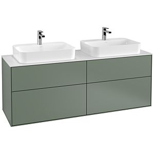 Villeroy et Boch Finion Villeroy et Boch G43100GM 160x60.3cm, Emotion, plaque de finition blanc mat, Olive Matt Lacquer