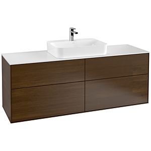 Villeroy and Boch Finion Villeroy and Boch Finion G44100GN 160x60.3cm, Emotion, cover plate matt white, Walnut veneer