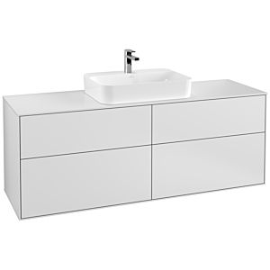 Villeroy und Boch Finion Waschtischunterschrank G44100MT 160x60,3cm, Emotion, Abdeckplatte white matt, White matt lacquer