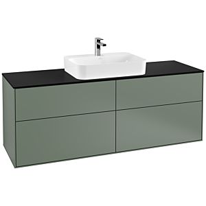 Villeroy and Boch Finion Villeroy and Boch Finion G44200GM 160x60.3cm, Emotion, cover plate black matt, Olive Matt Lacquer