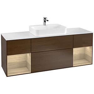 Villeroy and Boch Finion Villeroy and Boch Finion G451PCGN 160cm, cover plate matt white, emotion, shelves Oak Veneer , Oak Veneer veneer