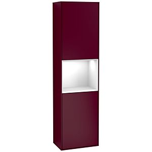 Villeroy und Boch Finion Hochschrank G460GFHB 41,8x151,6cm, links, Emotion, Regal Glossy white lacquer, Peony Matt
