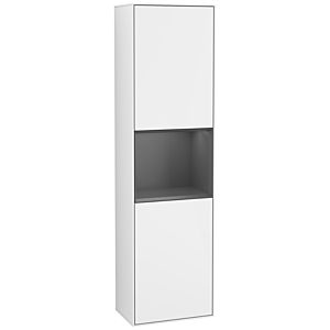 Villeroy et Boch armoire Finion Villeroy et Boch G460GKGF 41.8x151.6cm, gauche, émotion, étagère Anthracite Matt laqué, laqué blanc brillant
