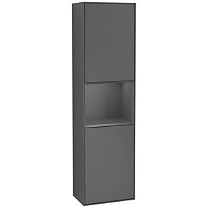 Villeroy et Boch armoire Finion Villeroy et Boch G460GKGK 41.8x151.6cm, gauche, émotion, étagère Anthracite Matt , anthracite mat
