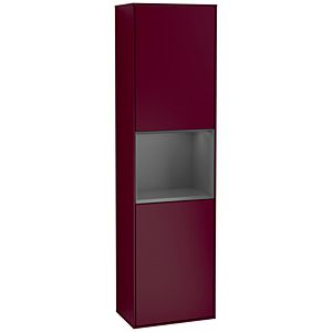 Villeroy und Boch Finion Hochschrank G460GKHB 41,8x151,6cm, links, Emotion, Regal Anthracite Matt Lacquer, Peony Matt