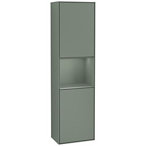 Villeroy und Boch Finion Hochschrank G460GMGM 41,8x151,6cm, links, Emotion, Regal Olive Matt Lacquer, Olive Matt Lacquer