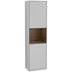 Villeroy und Boch Finion Hochschrank G460GNGJ 41,8x151,6cm, links, Emotion, Regal Walnut veneer, Light grey matt