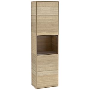 Villeroy and Boch Finion cabinet G460GNPC 41.8x151.6cm, left, emotion, shelf Walnut Veneer , Oak Veneer