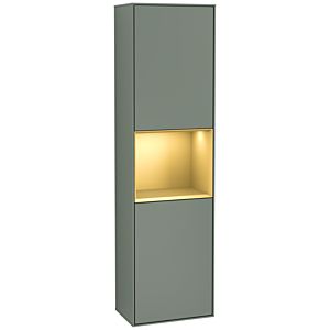 Villeroy und Boch Finion Hochschrank G460HFGM 41,8x151,6cm, links, Emotion, Regal Gold Matt Lacquer, Olive Matt Lacquer