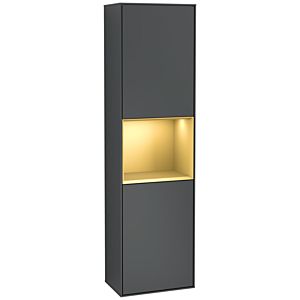 Villeroy und Boch Finion Hochschrank G460HFHG 41,8x151,6cm, links, Emotion, Regal Gold Matt Lacquer, Midnight Blue Matt Lacquer