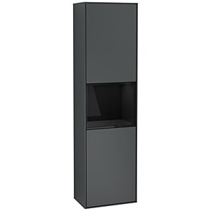 Villeroy und Boch Finion Hochschrank G460PHHG 41,8x151,6cm, links, Emotion, Regal Glossy Black Lacquer, Midnight Blue Matt Lacquer