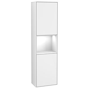 Villeroy und Boch Finion Hochschrank G470GFGF 41,8x151,6cm, rechts, Emotion, Regal Glossy white lacquer, Glossy white lacquer