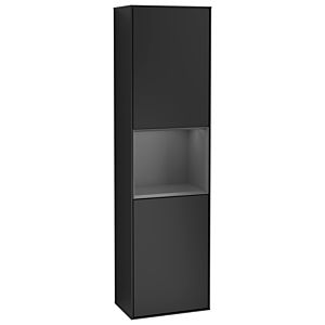 Villeroy et Boch armoire Finion Villeroy et Boch G470GKPD 41.8x151.6cm, droite, émotion, étagère Anthracite Matt laqué, laqué noir mat