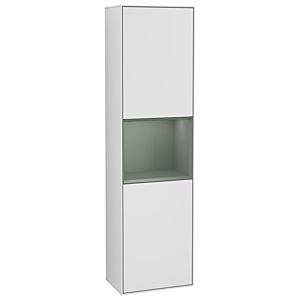 Villeroy et Boch armoire Finion G470GMMT 41.8x151.6cm, droite, émotion, étagère Olive Matt Lacquer , laqué blanc mat