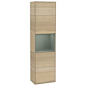 Villeroy und Boch Finion Hochschrank G470GMPC 41,8x151,6cm, rechts, Emotion, Regal Olive Matt Lacquer, Oak Veneer