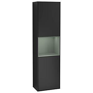 Villeroy und Boch Finion Hochschrank G470GMPD 41,8x151,6cm, rechts, Emotion, Regal Olive Matt Lacquer, Black matt lacquer