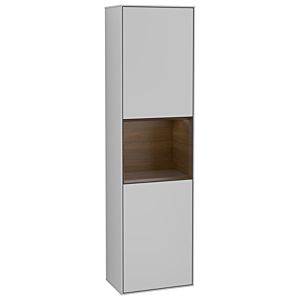 Villeroy und Boch Finion Hochschrank G470GNGJ 41,8x151,6cm, rechts, Emotion, Regal Walnut veneer, Light grey matt