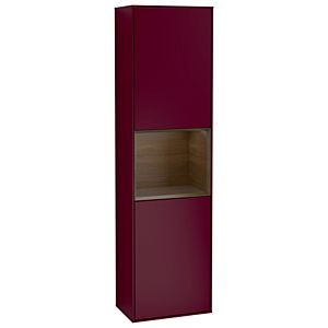 Villeroy und Boch Finion Hochschrank G470GNHB 41,8x151,6cm, rechts, Emotion, Regal Walnut veneer, Peony Matt