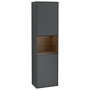 Villeroy et Boch armoire Finion G470GNHG 41.8x151.6cm, droite, émotion, étagère Walnut Veneer , minuit Blue Matt Lacquer