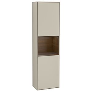 Villeroy und Boch Finion Hochschrank G470GNHH 41,8x151,6cm, rechts, Emotion, Regal Walnut Veneer, Sand Matt Lacquer