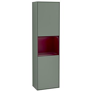 Villeroy und Boch Finion Hochschrank G470HBGM 41,8x151,6cm, rechts, Emotion, Regal Peony Matt Lacquer, Olive Matt Lacquer