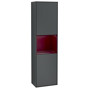 Villeroy und Boch Finion Hochschrank G470HBHG 41,8x151,6cm, rechts, Emotion, Regal Peony Matt Lacquer, Midnight Blue Matt Lacquer