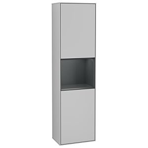 Villeroy und Boch Finion Hochschrank G470HGGJ 41,8x151,6cm, rechts, Emotion, Regal Midnight Blue Matt Lacquer, Light grey matt