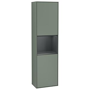 Villeroy et Boch armoire Finion G470HGGM 41.8x151.6cm, droite, émotion, étagère Midnight Blue Matt Lacquer , Olive Matt Lacquer