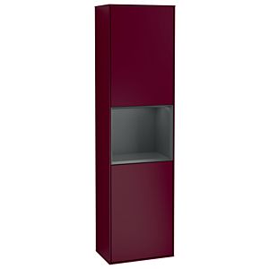 Villeroy und Boch Finion Hochschrank G470HGHB 41,8x151,6cm, rechts, Emotion, Regal Midnight Blue Matt Lacquer, Peony Matt