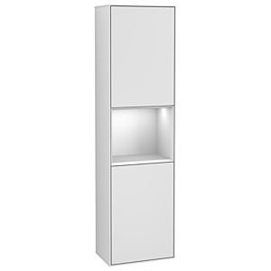 Villeroy and Boch Finion cabinet G470MTMT 41.8x151.6cm, right, Emotion, shelf white matt lacquer, white matt lacquer