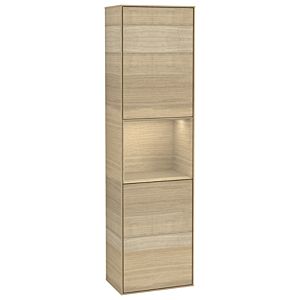 Villeroy und Boch Finion Hochschrank G470PCPC 41,8x151,6cm, rechts, Emotion, Regal Oak Venerr, Oak Veneer
