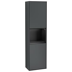 Villeroy und Boch Finion Hochschrank G470PDHG 41,8x151,6cm, rechts, Emotion, Regal Black Matt Lacquer, Midnight Blue Matt Lacquer