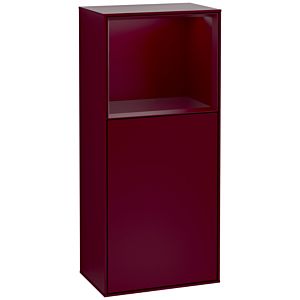 Villeroy et Boch Finion armoire latérale G510HBHB 41.8x93.6cm, droit, émotion, étagère au- dessus Peony Matt , Peony Matt