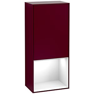 Villeroy and Boch Finion side cabinet G550GFHB 41.8cm, right, emotion, shelf below Glossy White , Peony Matt