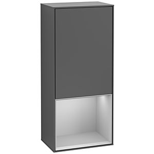 Villeroy and Boch Finion side cabinet G550GJGK 41.8cm, right, Emotion, shelf below light gray matt, anthracite matt