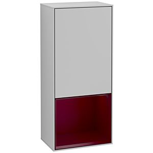 Villeroy und Boch Finion Seitenschrank G550HBGJ 41,8cm, rechts, Emotion, Regal unten Peony Matt, Light grey matt