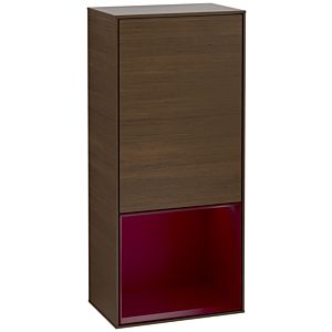 Villeroy and Boch Finion side cabinet G550HBGN 41.8cm, right, emotion, shelf below Peony Matt , Peony Matt veneer