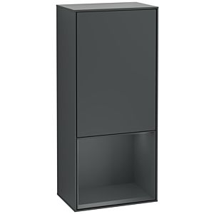 Villeroy and Boch Finion side cabinet G550HGHG 41.8cm, right, Emotion, shelf below Midnight Blue Matt, Midnight Blue Matt Lacquer