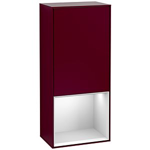 Villeroy and Boch Finion side cabinet G550MTHB 41.8cm, right, emotion, shelf below White Matt , Peony Matt