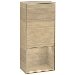 Villeroy and Boch Finion side cabinet G550PCPC 41.8cm, right, emotion, shelf below Oak Veneer , Oak Veneer