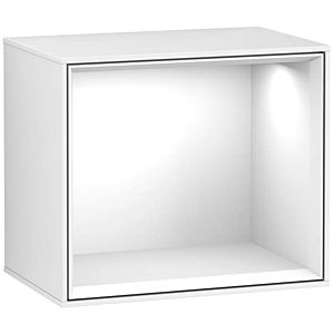 Villeroy und Boch Finion Regalmodul G580GFGF 41,8x35,6x27cm, Emotion, Regal Glossy White, Glossy white lacquer
