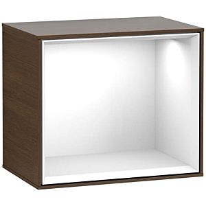 Villeroy and Boch Finion module G580GFGN 41.8x35.6x27cm, emotion, shelf Glossy White , Glossy White veneer