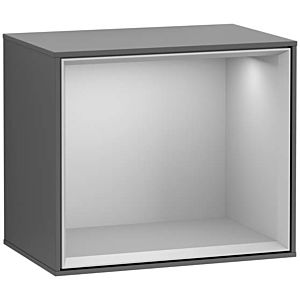 Villeroy und Boch Finion Regalmodul G580GJGK 41,8x35,6x27cm, Emotion, Regal Light Grey, Anthracite matt